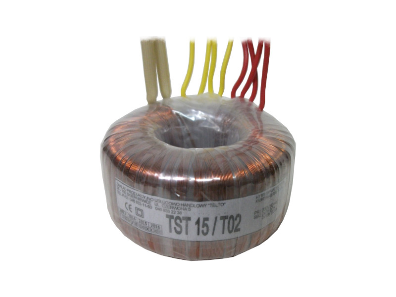 Transformator toroidalny sieciowy TST   15/T02 230/2x7V 0.20A,2x